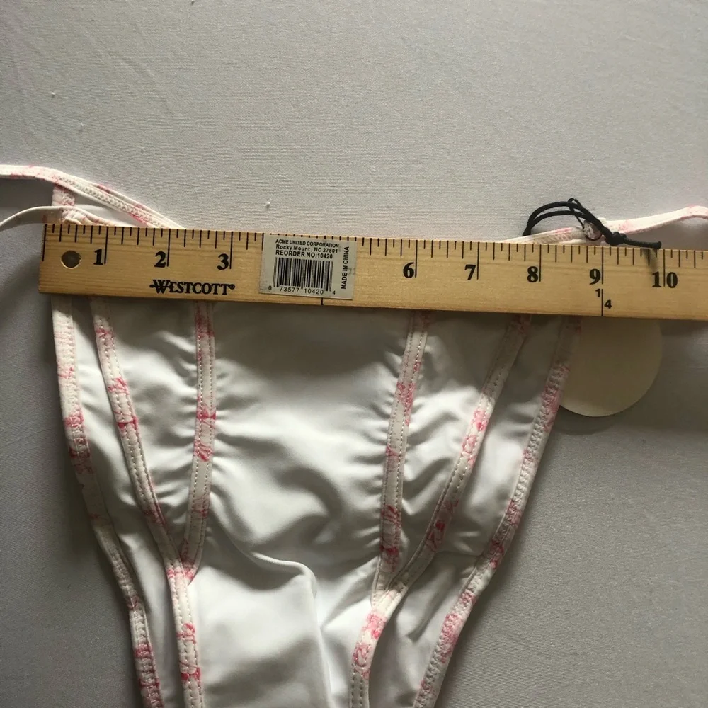 Revolve Tularosa Embra Bottom in White & Pink Toile NWT Size XL